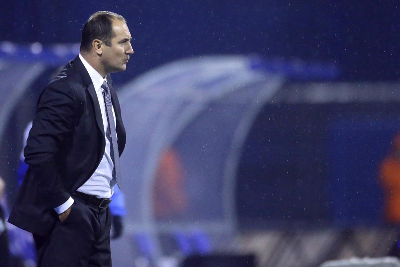 '11.10.2013., stadion Maksimir, Zagreb - Kvalifikacijska nogometna utakmica za Svjetsko prvenstvo 2014. u Brazilu, skupina A, Hrvatska - Belgija. Izbornik Igor Stimac.  Photo: Goran Stanzl/PIXSELL'