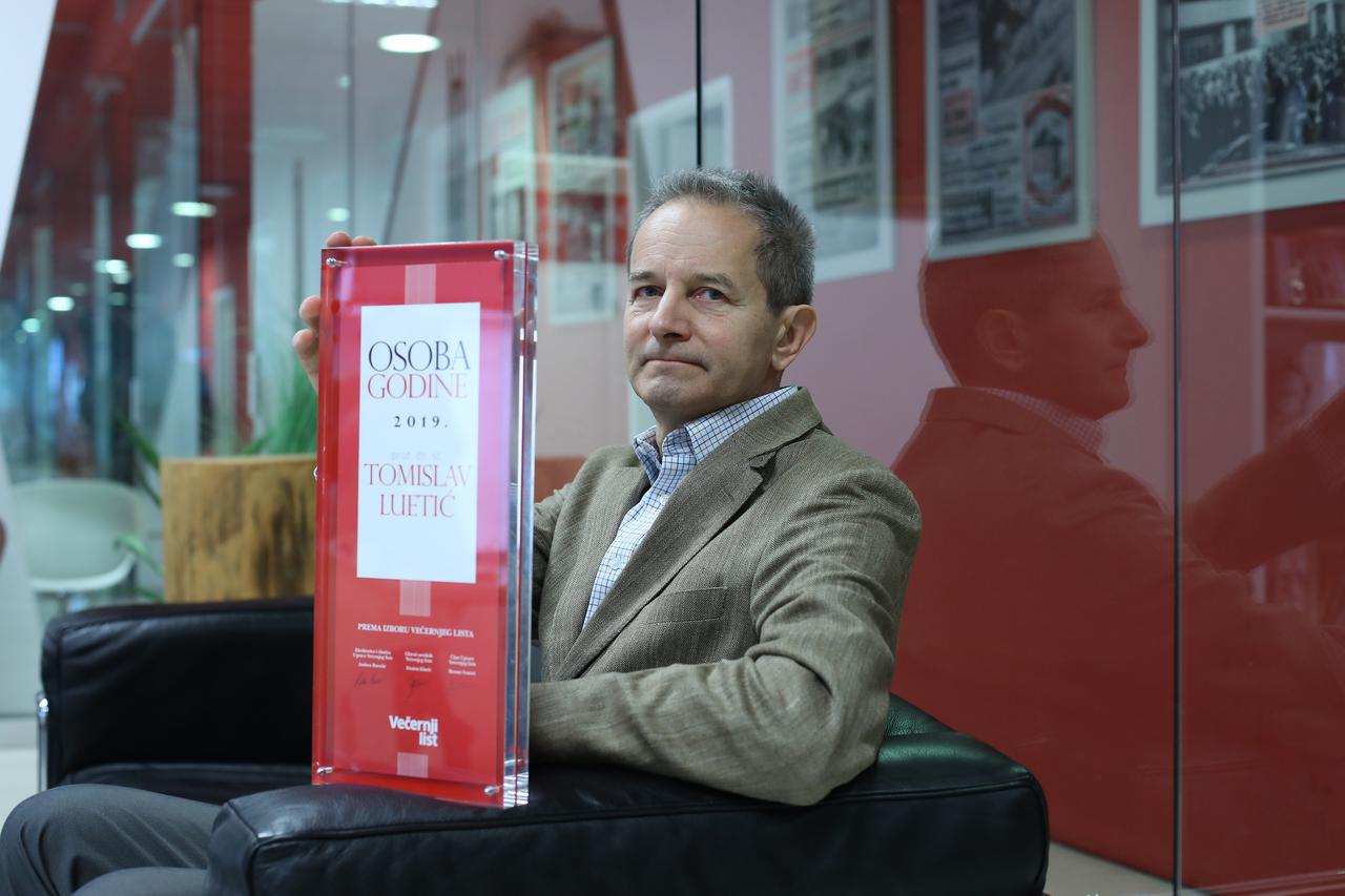 Tomislav Luetić proglašen je za Večernjakovu osobu 2019. godine