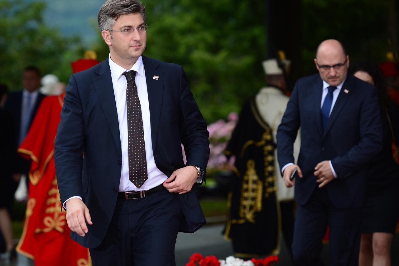 25.06.2016., Zagreb - Svecani prijem u prigodi obiljezavanja Dana drzavnosti Republike Hrvatske u Uredu predsjednice Republike Hrvatske. Photo: Marko Prpic/PIXSELL