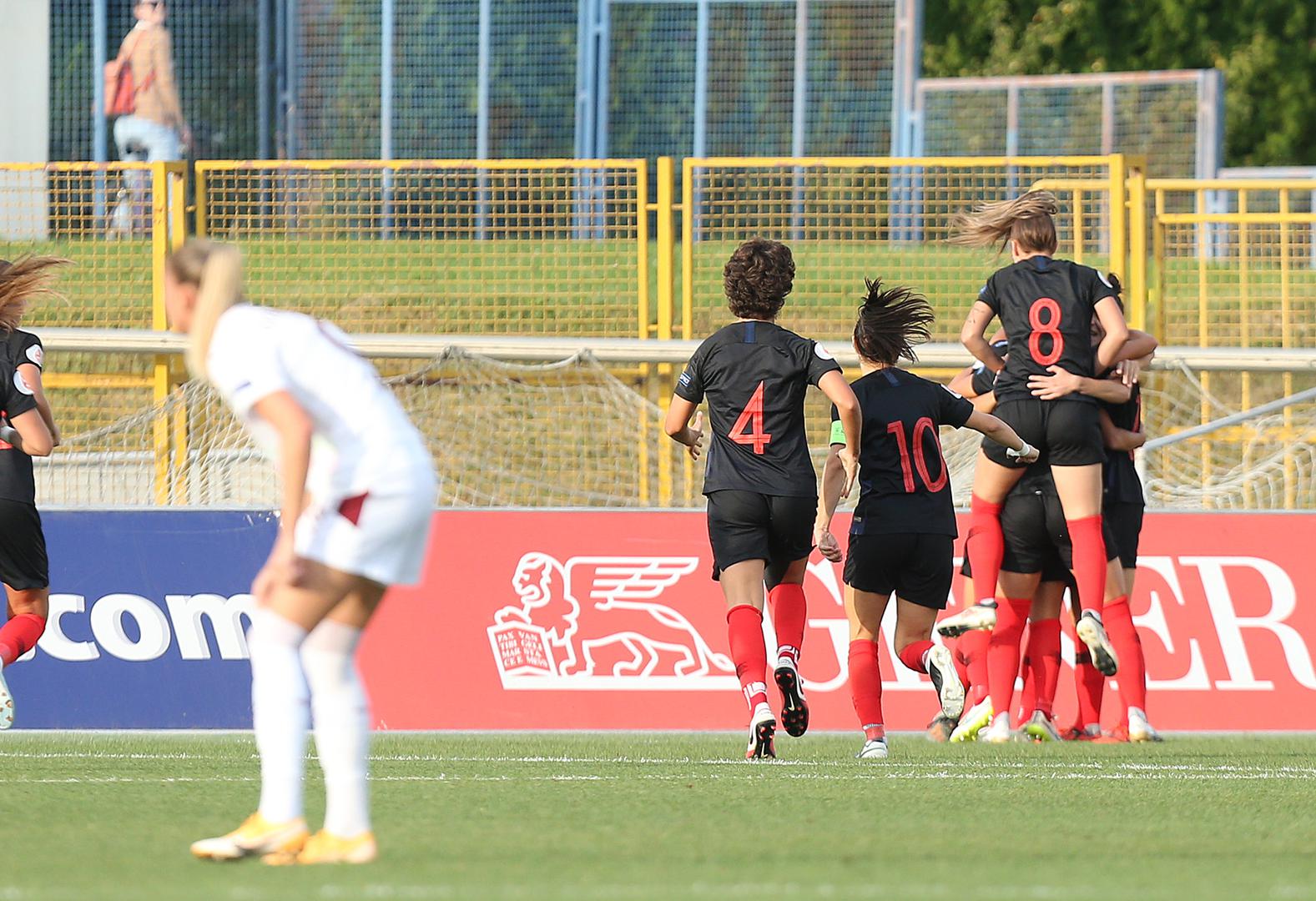 18.09.2020., Zapresic - Kvalifikacijska utakmica za zensko nogometno EP, Hrvatska - Svicarska. Photo: Marko Prpic/PIXSELL