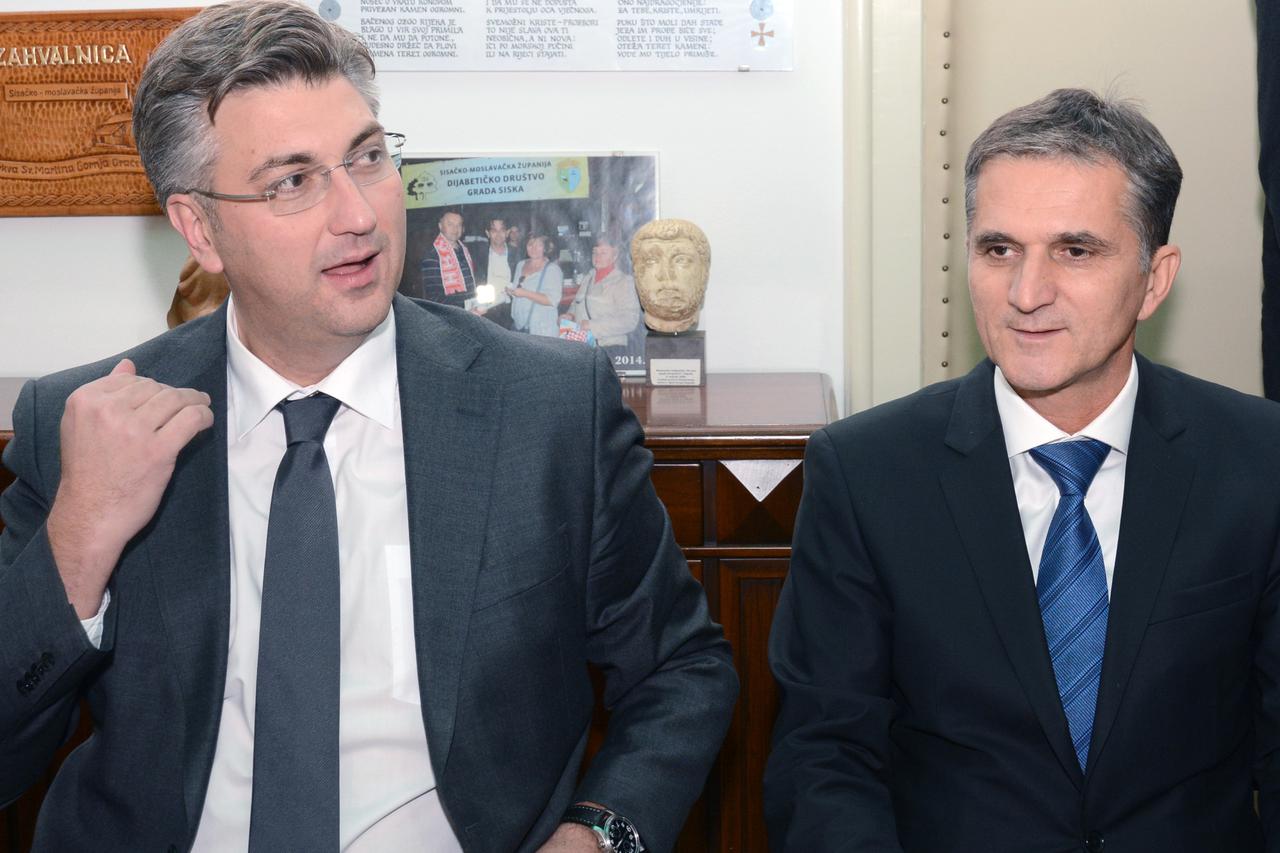 Andrej Plenković i Goran Marić