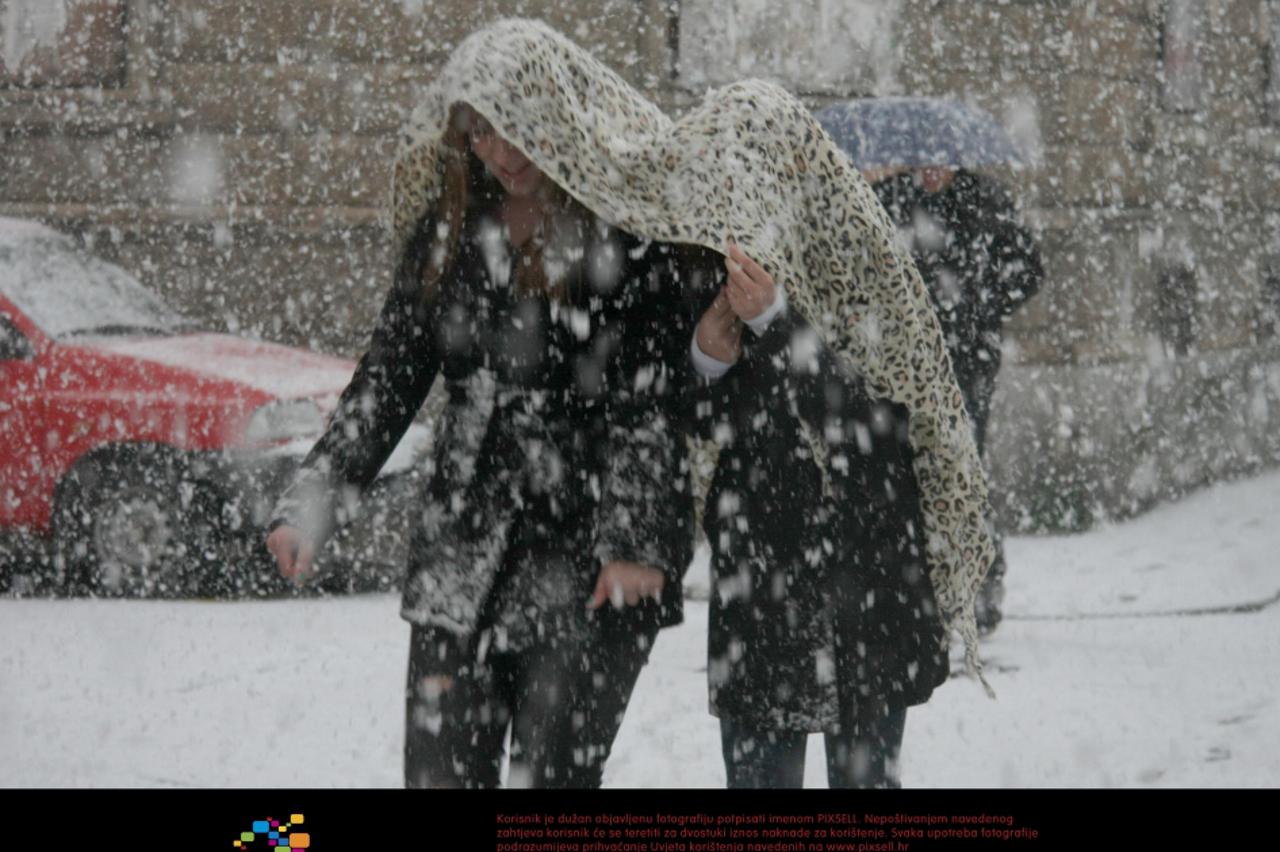 Osjećaj hladnoće pojačava jak vjetar