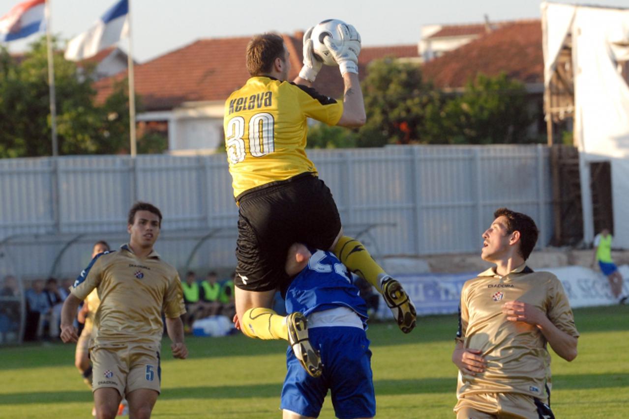 '14.05.2011. ZADAR, 29. kolo prve HNL Zadar - Dinamo na Stanovima / Ivan Kelava Photo: Dino Stanin/PIXSELL'