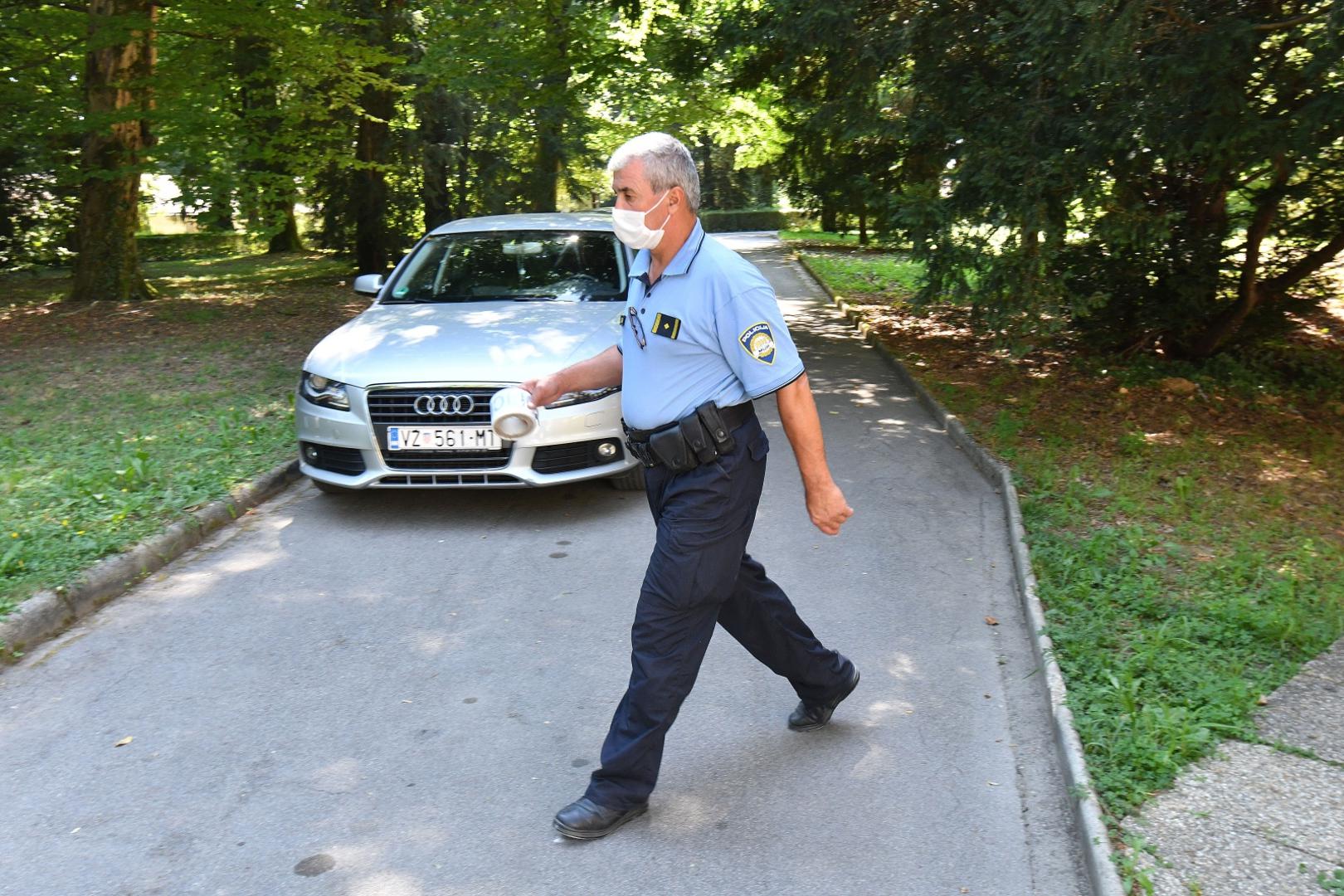 30.07.2021., Novi Marof - U bolnici u Novom Marofu zapalio se aparat za kisik, covjek koji je bio spojen na njega, umro je. Photo: Vjeran Zganec Rogulja/PIXSELL
