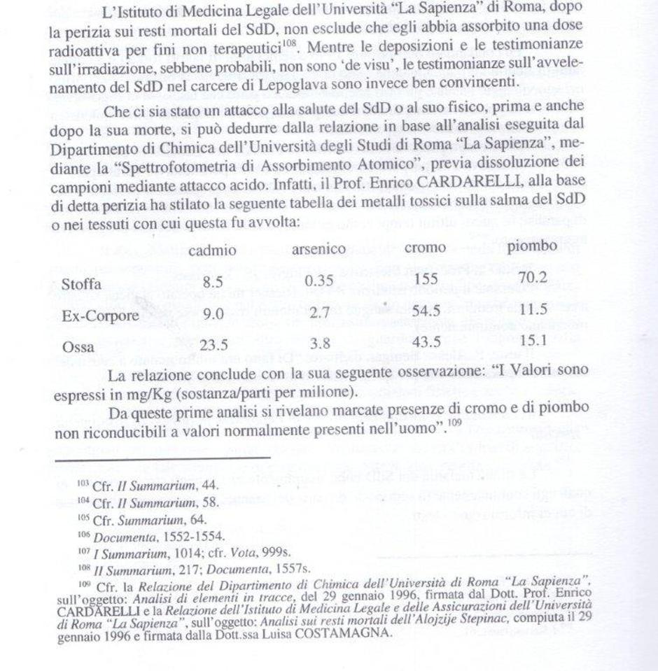 Izvještaj sveučilišta la sapienza