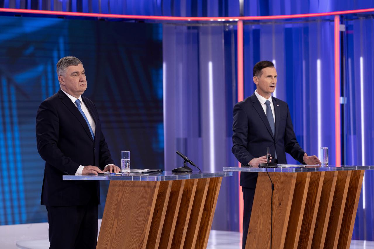 Sučeljavanje predsjedničkih kandidata Zorana Milanovića i Dragana Primorca