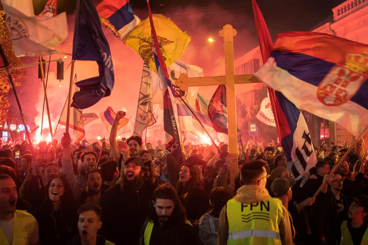 Prosvjedi u Srbiji na godišnjicu tragedije u Novom Sadu