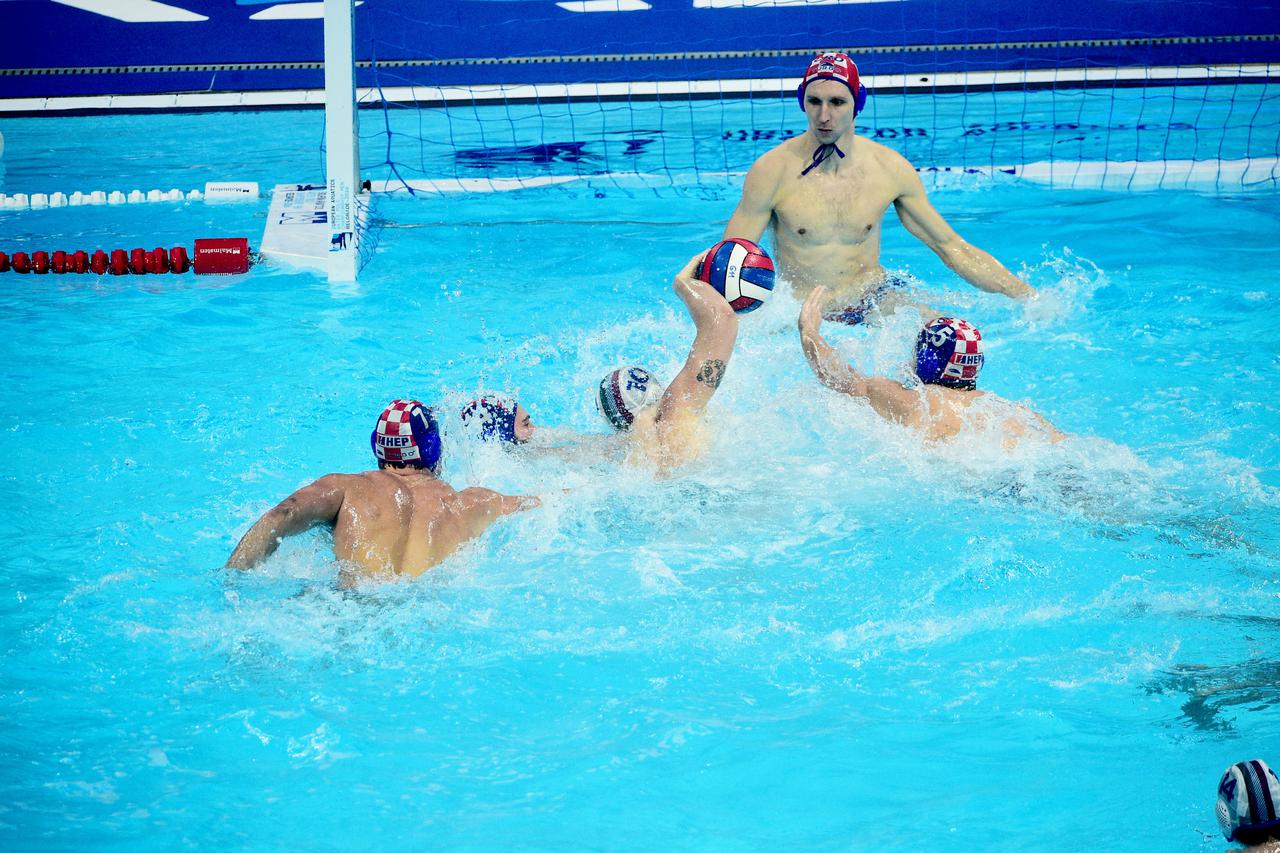 Beograd: Utakmica 3. kola druge faze EURA vaterpolista Hrvatska - Italija 
