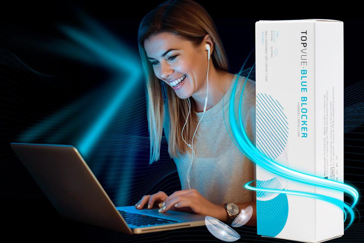 Kontaktne leće TopVue Blue Blocker