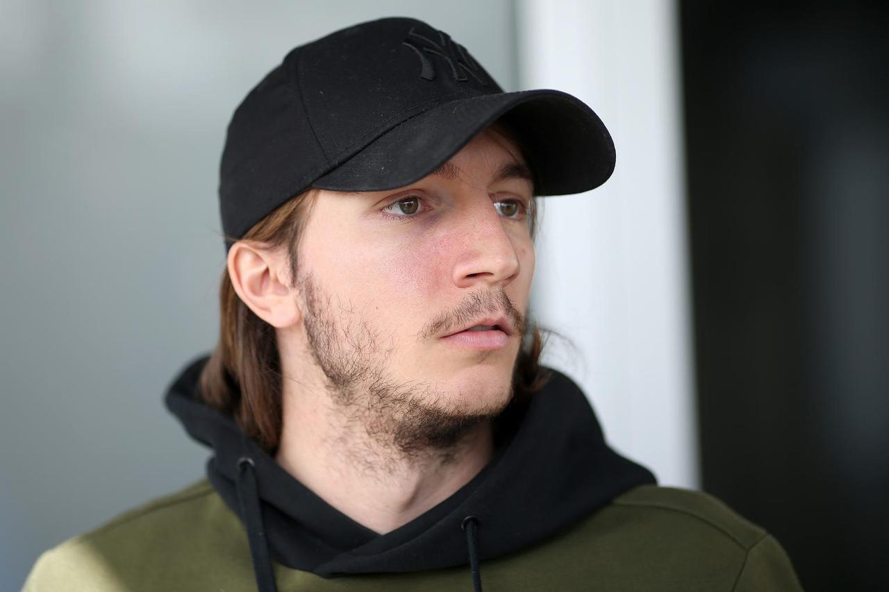 Zagreb: Igrači Dinama nakon jutarnjeg treninga dali izjavu za medije