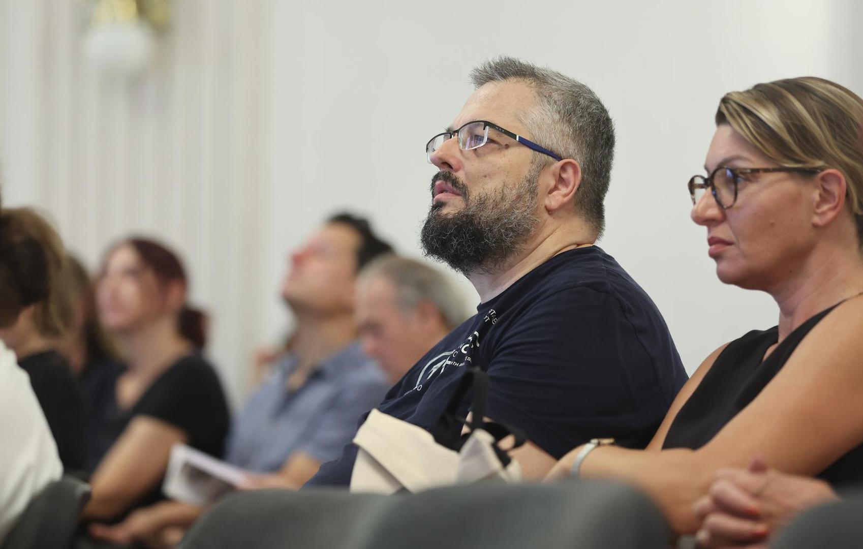 04.09.2025., Zagreb - Novinarski dom. Promocija knjige "Casni suce, znamo se" autorice Suzane Lepan Stefancic. Photo: Sanjin Strukic/PIXSELL