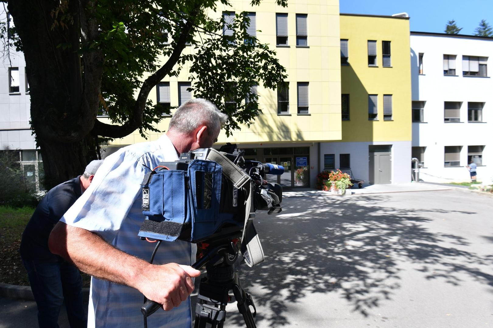 30.07.2021., Novi Marof - U bolnici u Novom Marofu zapalio se aparat za kisik, covjek koji je bio spojen na njega, umro je. Photo: Vjeran Zganec Rogulja/PIXSELL