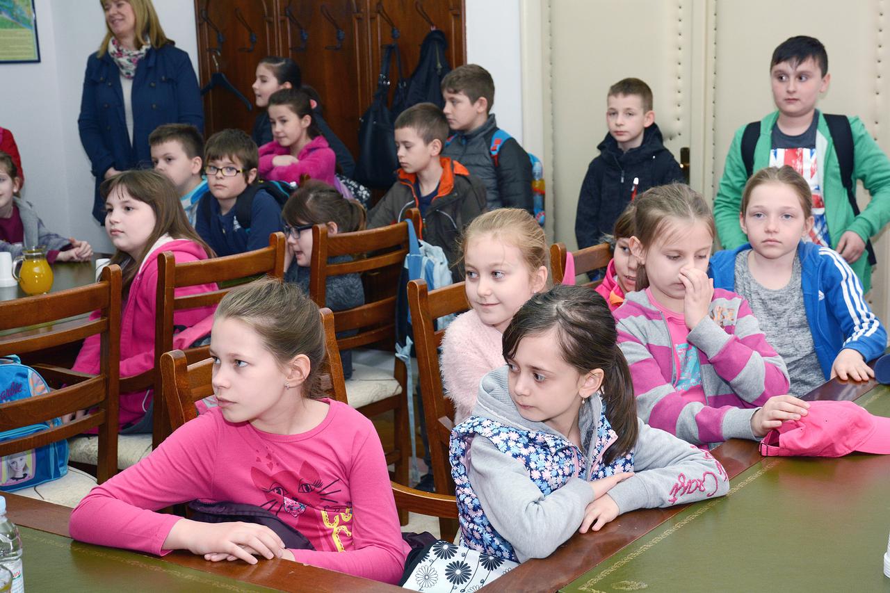 učenici i Ivo Žinić