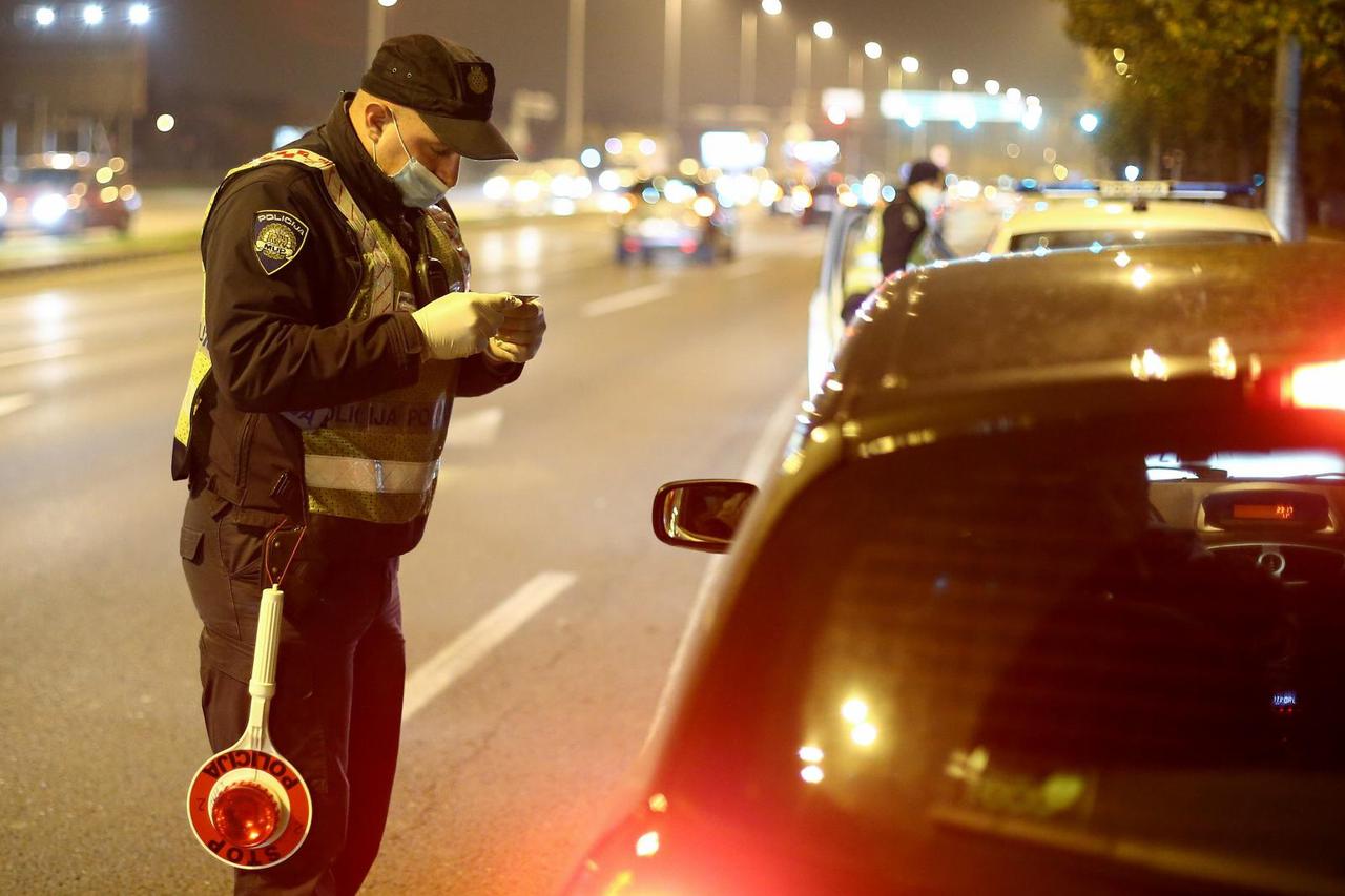 Zagreb: Prometna policija kontrolira vozače povodom Martinja