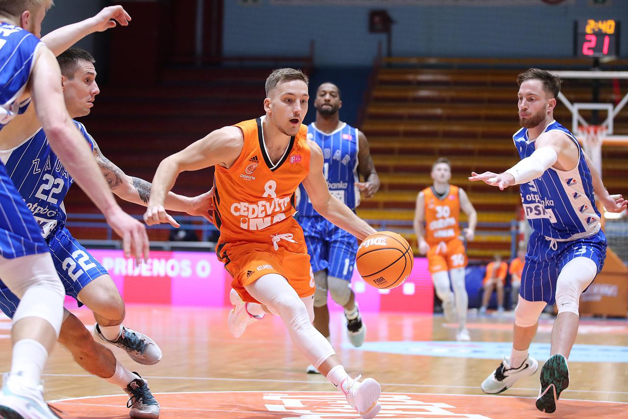 Zagreb: Utakmica 14. kola hrvatskog prvenstva, Cedevita Junior - Zadar