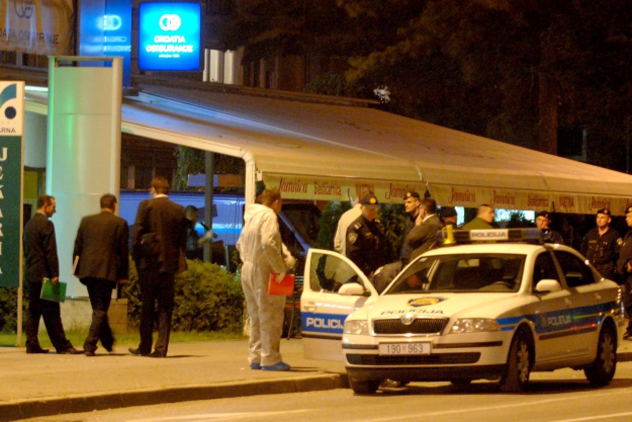 'unu . .zagreb. . . 05.05.2009. pljacka banke u sesvetama u kojoj su poginula dva policajca Photo: Boris Scitar/Vecernji list'