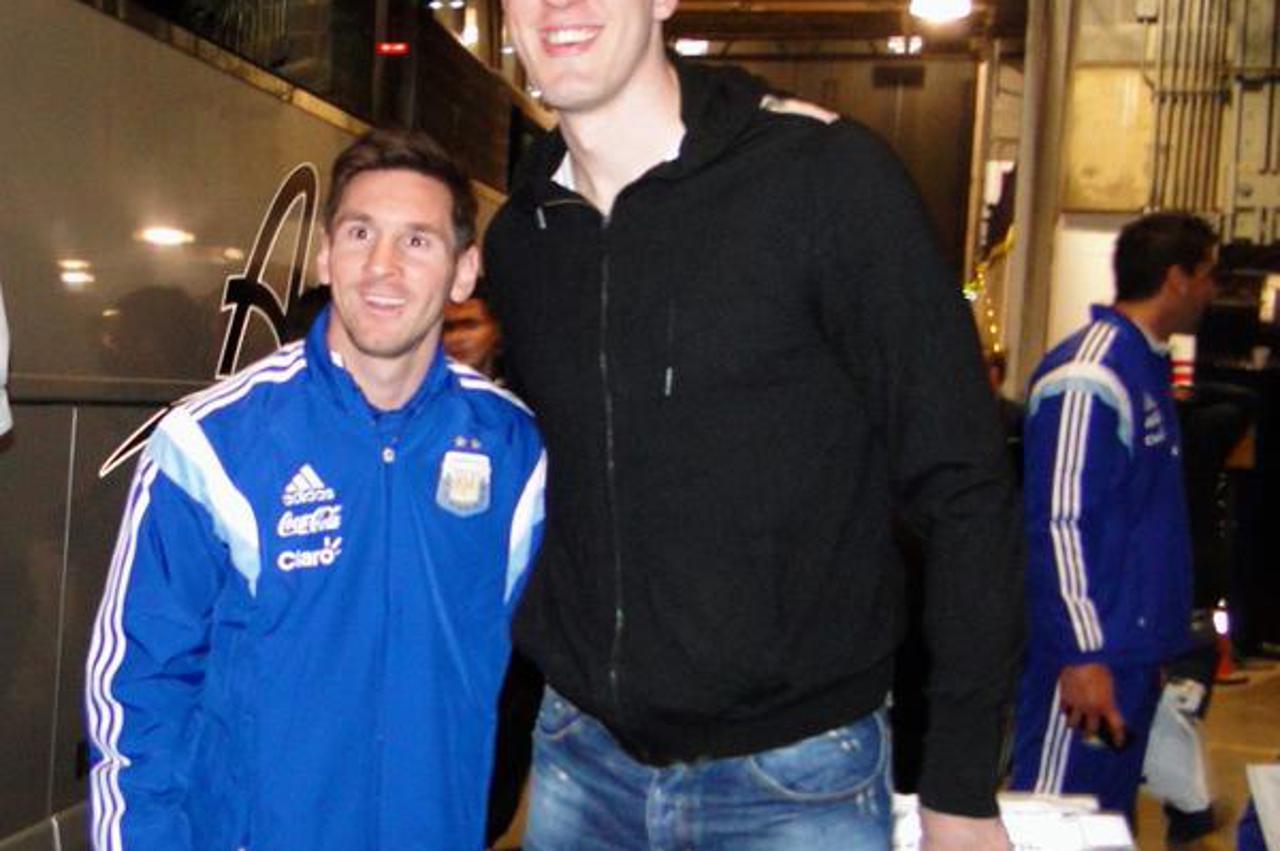 Damjan Rudež i Lionel Messi