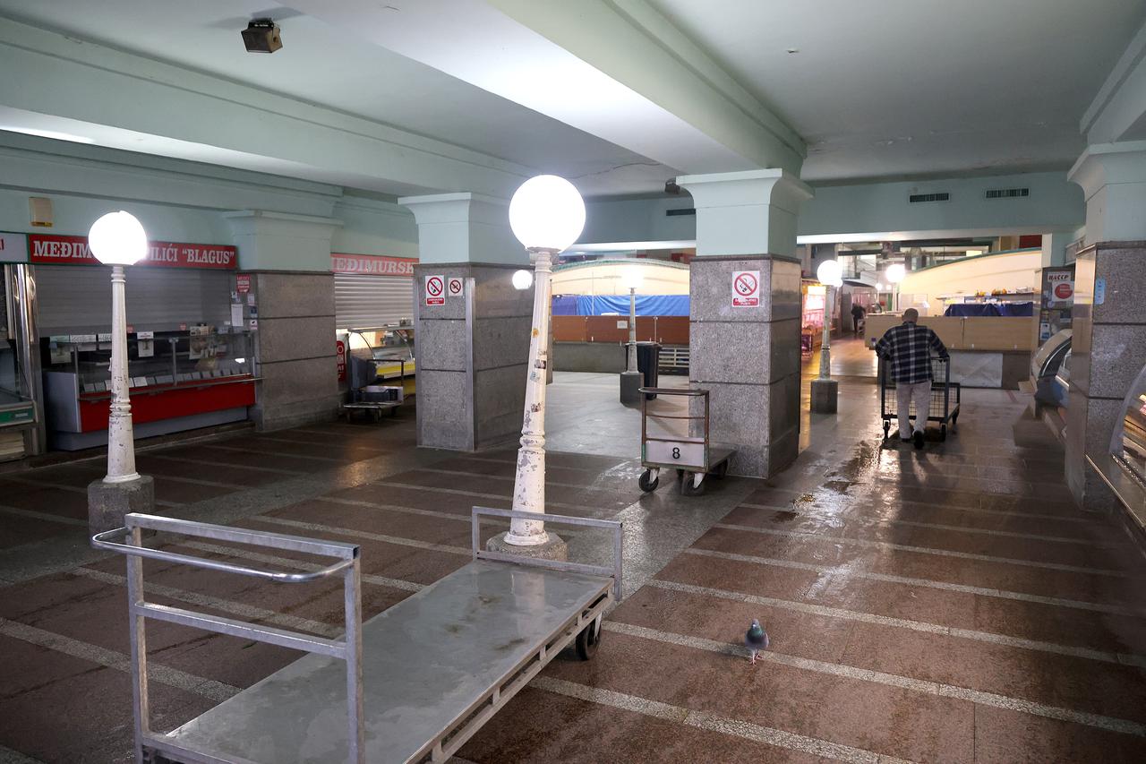 Zagreb: Urušio se dio stropa na tržnici Dolac