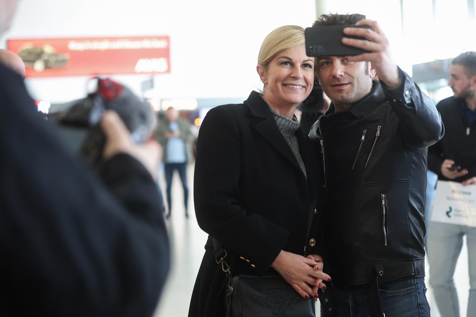 Možda najpoznatija navijačica, bivša predsjednica Hrvatske, Kolinda Grabar Kitarović
