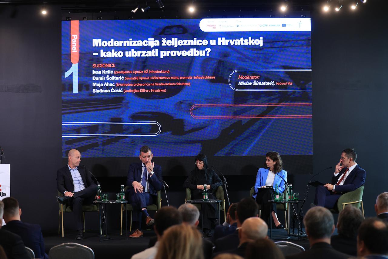 Zagreb: Konferencija "Povezana Hrvatska: modernizacija željeznica - novi kolosijeci razvoja"