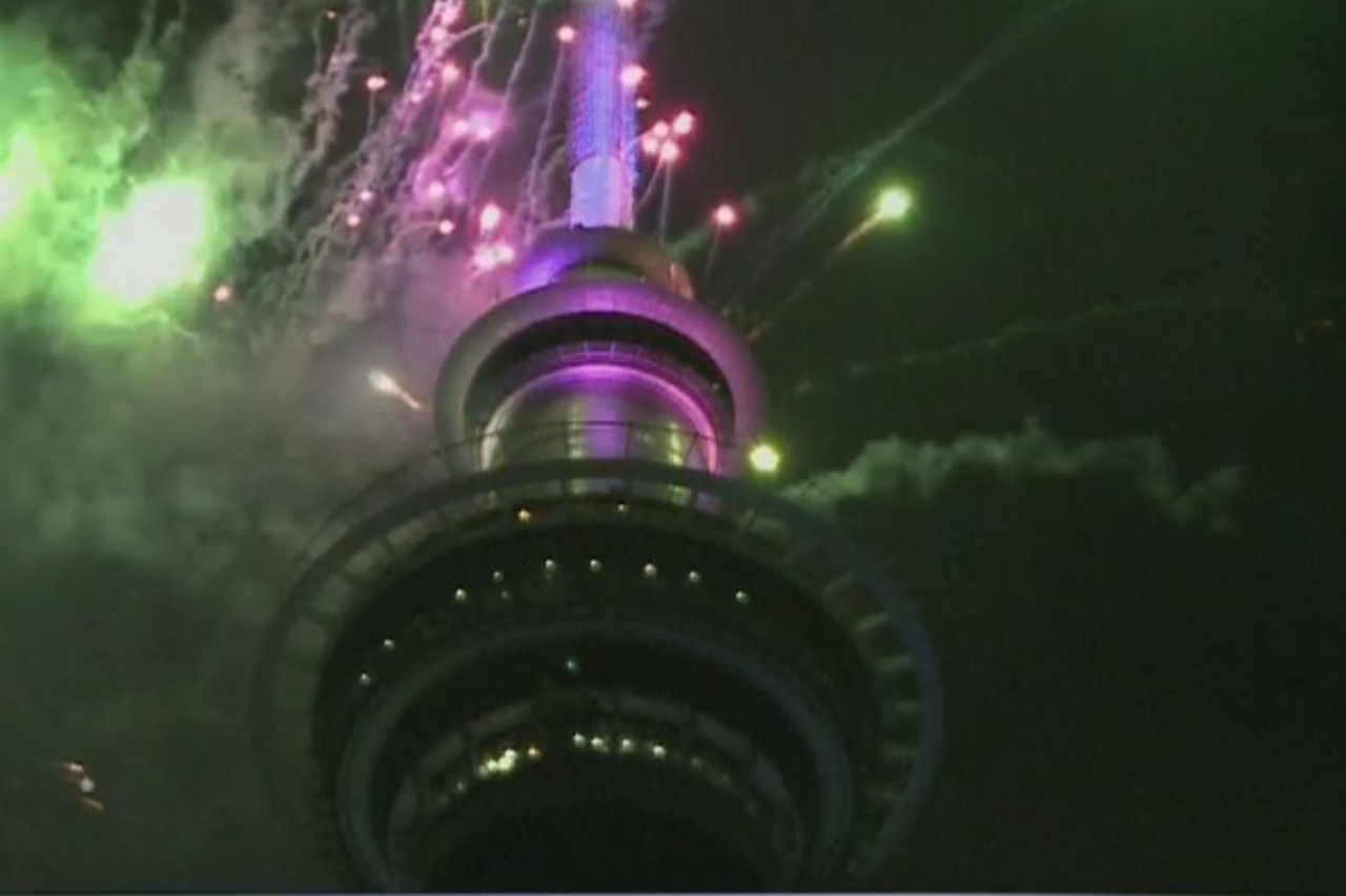 Vatromet u Aucklandu na Novom Zelandu