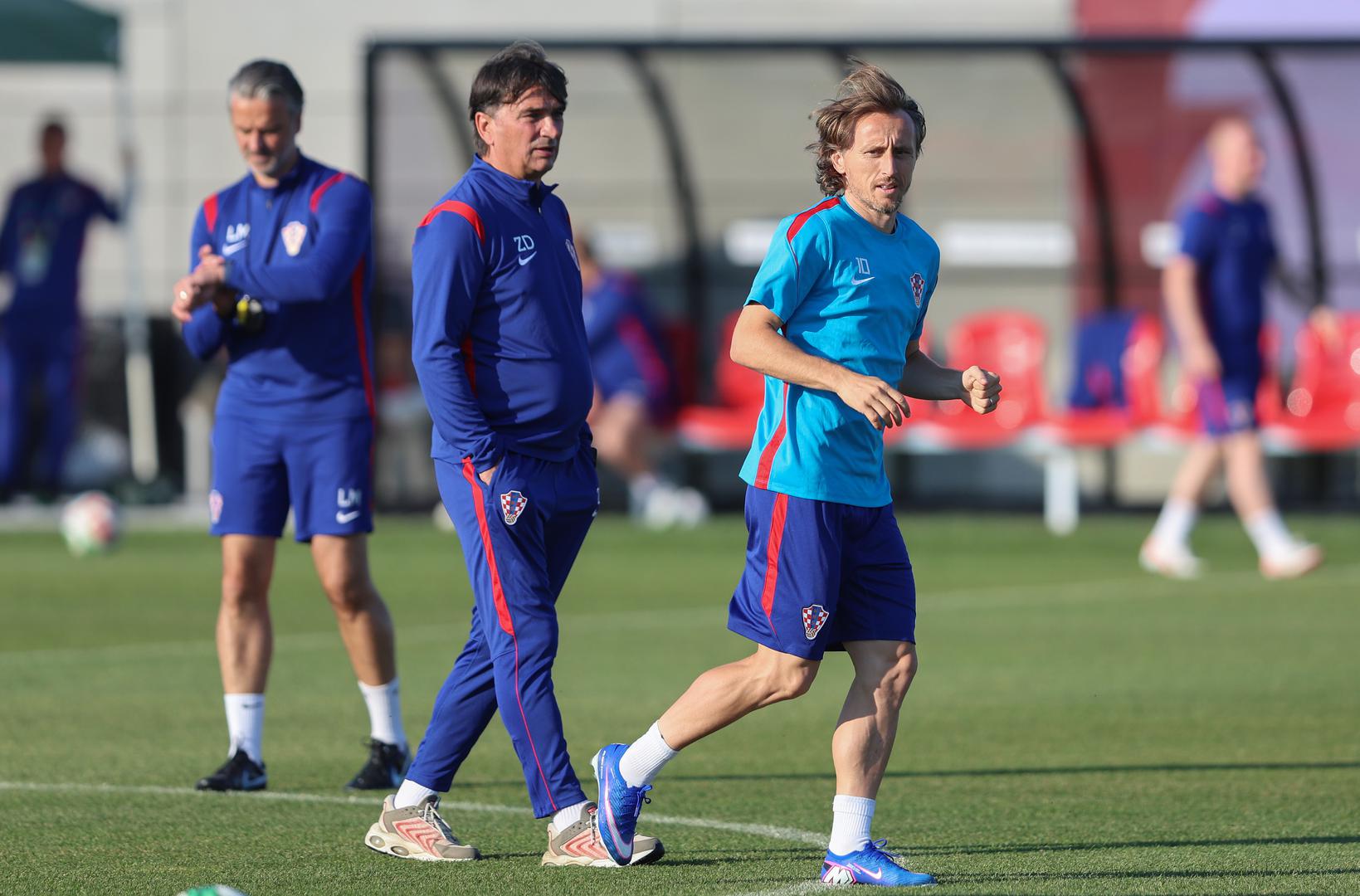 Hrvatska nogometna reprezentacija odradila je trening u Torontu uoči utakmice s Panomom u drugom kolu SP-a.