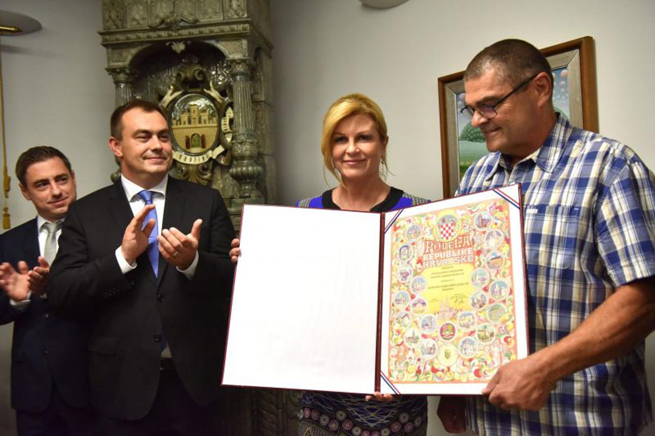 Kolinda Grabar-Kitarović na Festivalu Kajkavske popevke