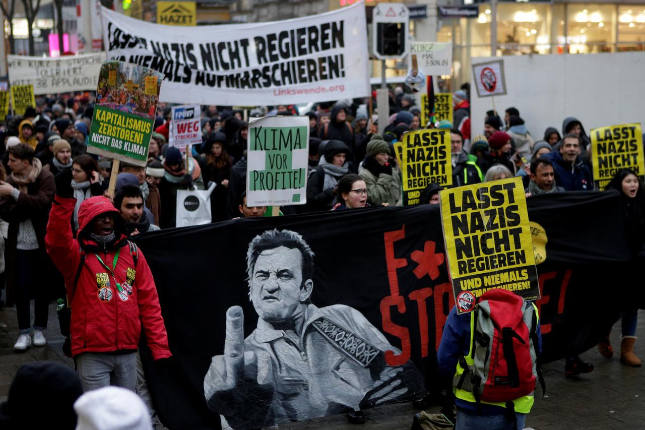 Prosvjed protiv desnice u Austriji