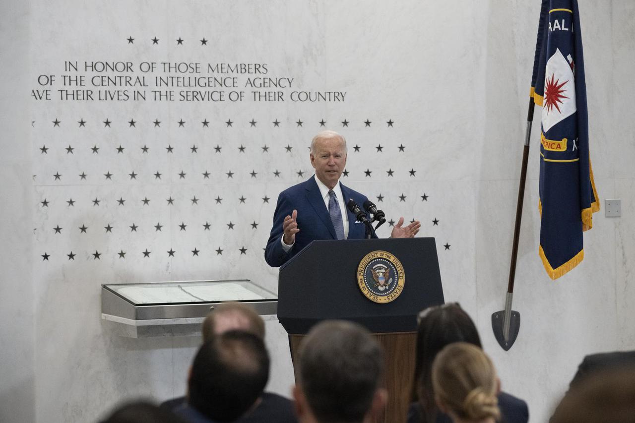President Joe Biden visits CIA headquarters
