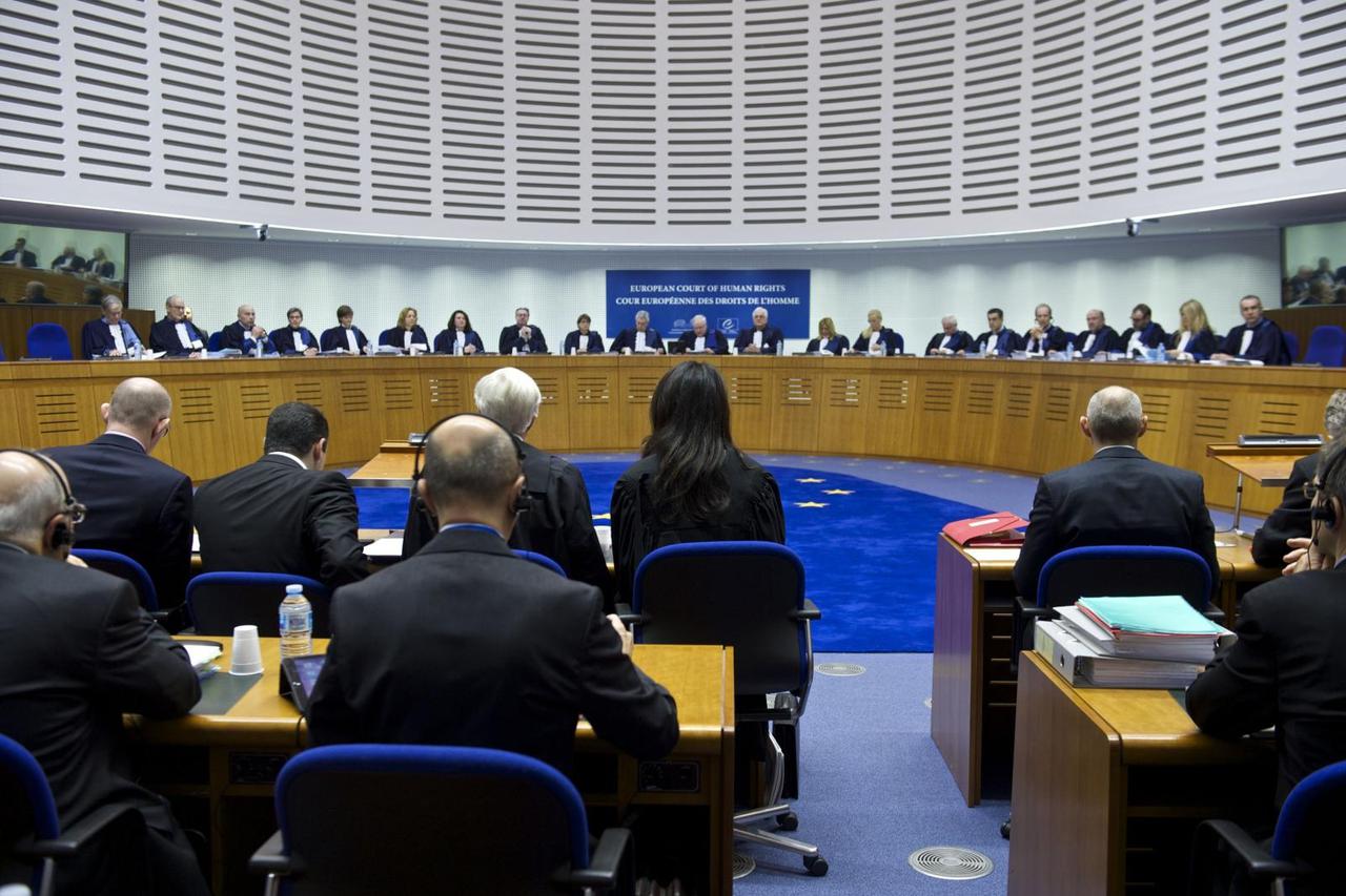 Amal Alamuddin Clooney Attends A Hearing At The European Court - Strasbourg
