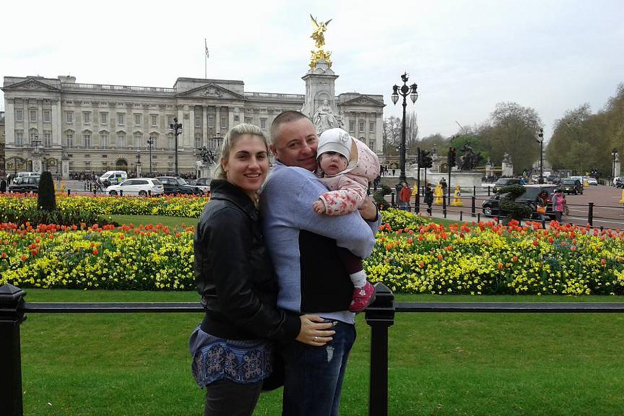 Korina s roditeljima