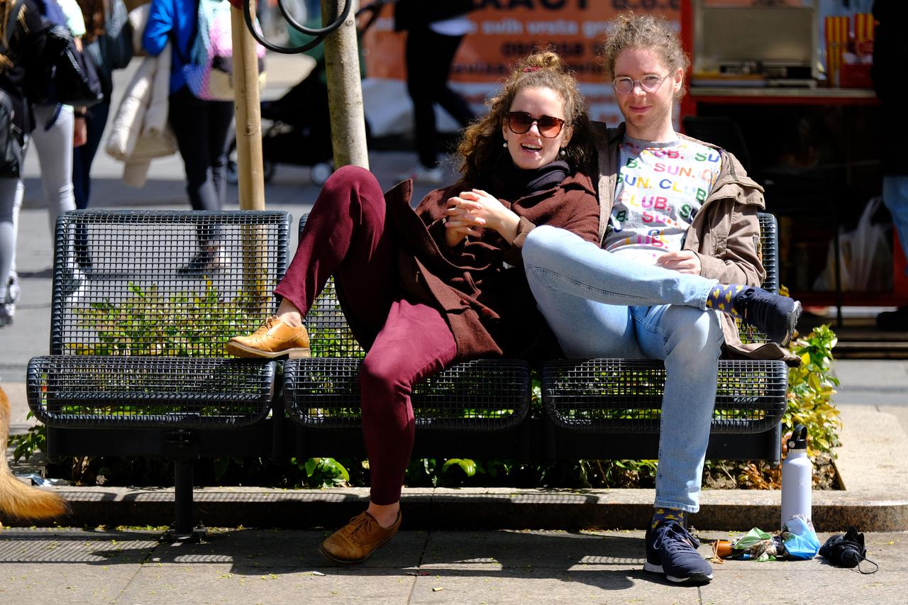 Zagreb: Sunčana nedjelja u centru grada 