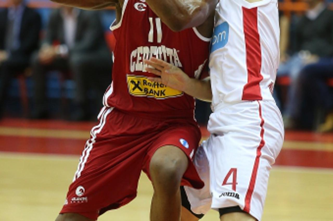 '23.10.2013., Dom sportova,Zagreb - Kosarkaska utakmica 2. kola Eurokupa izmedju KK Cedevita Zagreb i KK Belgacom Spirou Charleroi.  Nolan Smith.  Photo: Jurica Galoic/PIXSELL'