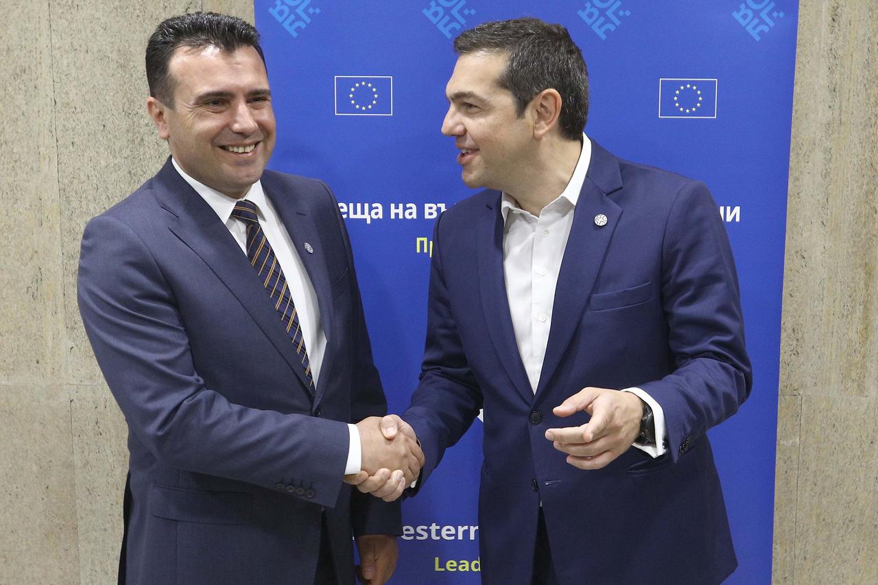 Zoran Zaev i Aleksis Cipras