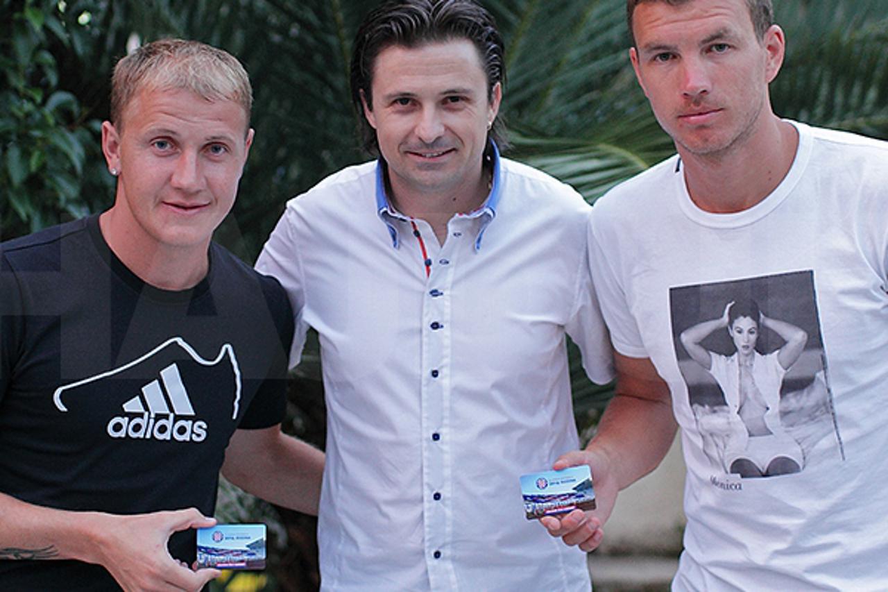 Senijad Ibričić i Edin Džeko