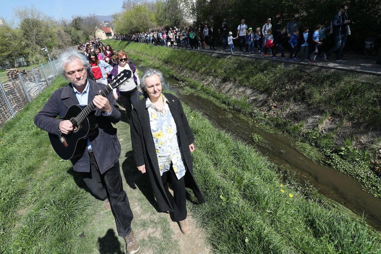 Prosvjedna šetnja “Spasimo potok Črnomerec”