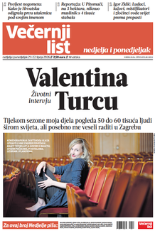 Večernji list naslovnica