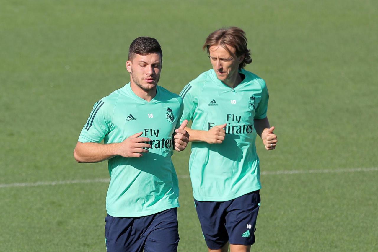 Luka Jović i Luka Modrić