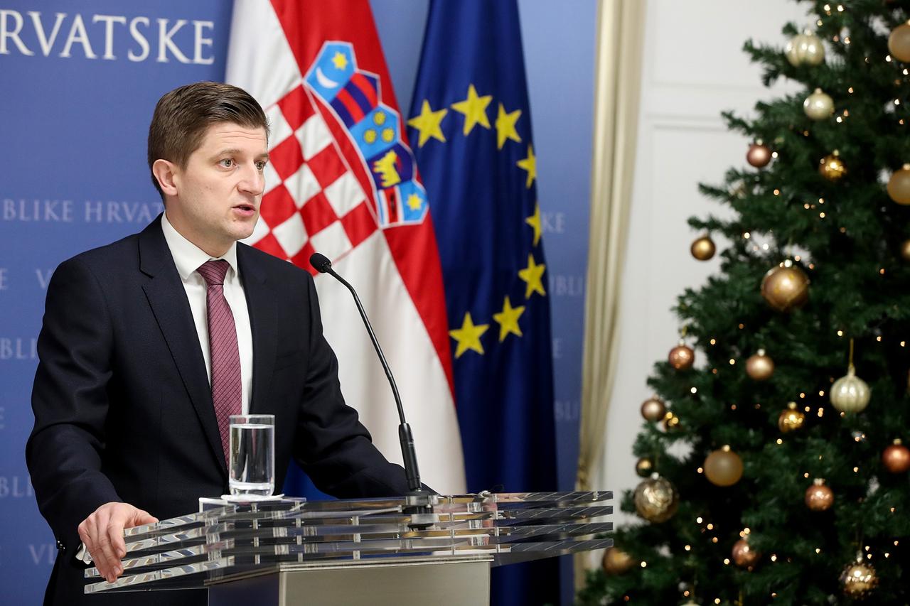 Zagreb: Ministar Zdravko Marić održao konferenciju za medije uoči sjednice Vlade