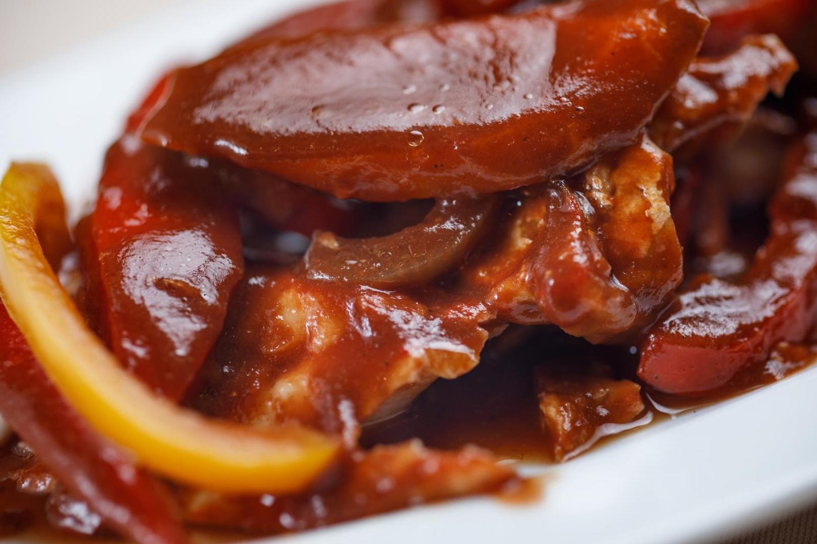22.07.2020., Zagreb - Restoran Stara Vura u Opatickoj ulici. Svjezi bakalar u sosu. 
Photo: Tomislav Miletic/PIXSELL