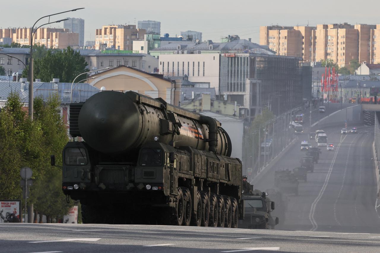 Rehearsal for Victory Day parade in Moscow