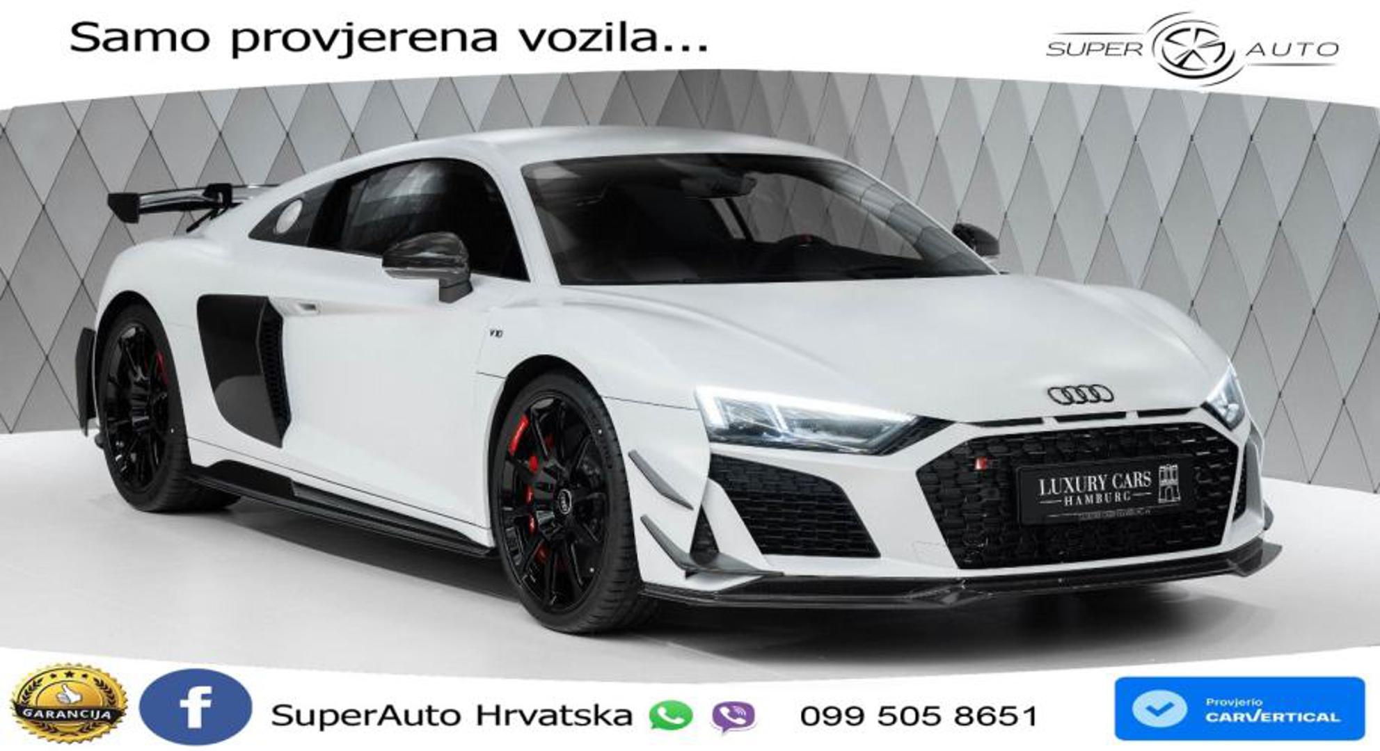 Audi R8 GT 5.2 FSI V10 RWD 2025. godina, 1.600km, 456 kW - 391,500 €