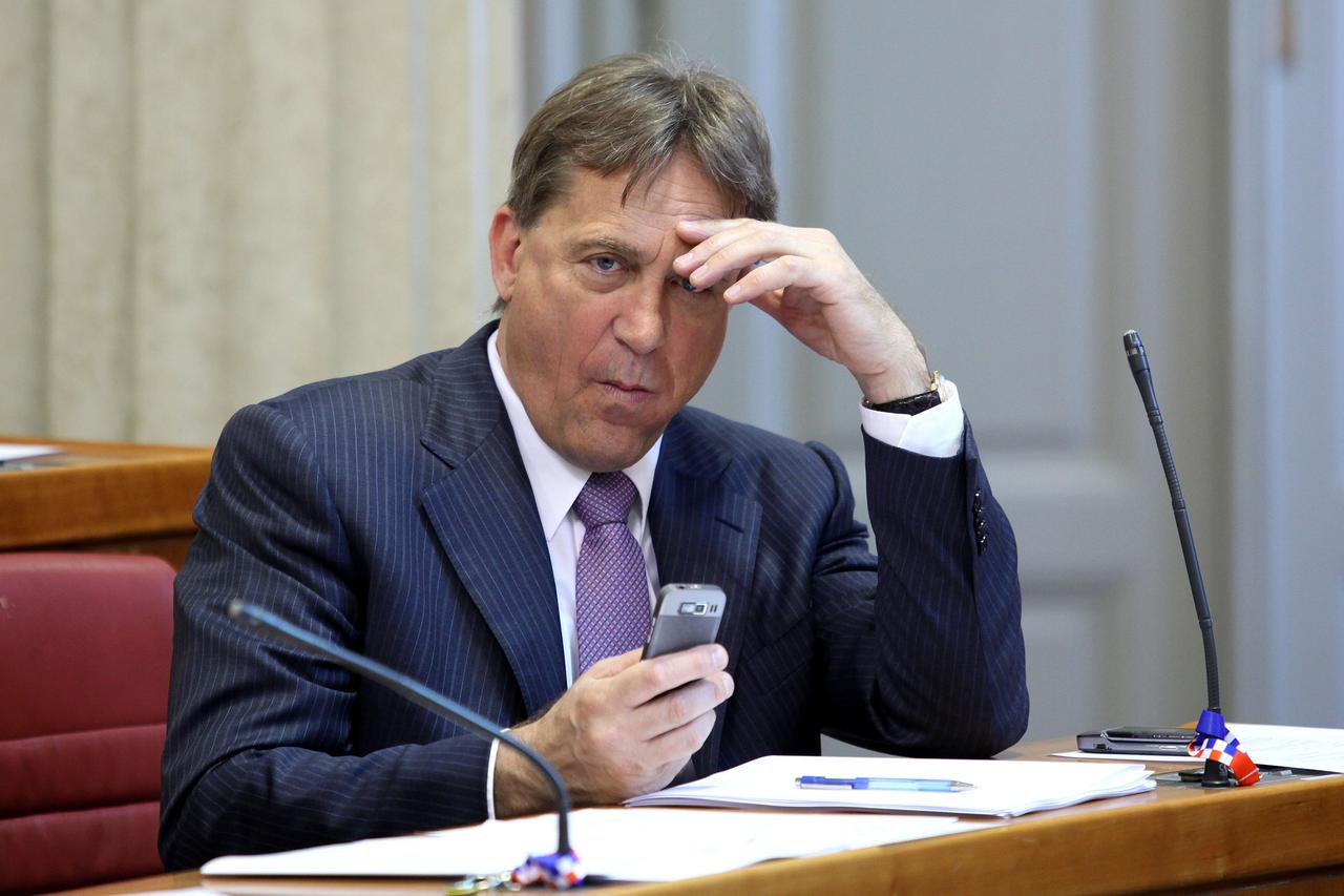 31.05.2012., Zagreb - Hrvatski sabor je raspravom o Godisnjem izvjescu o radu pravobraniteljice za jednakost spolova nastavio 4. redovitu sjednicu. Bozidar Kalmeta.