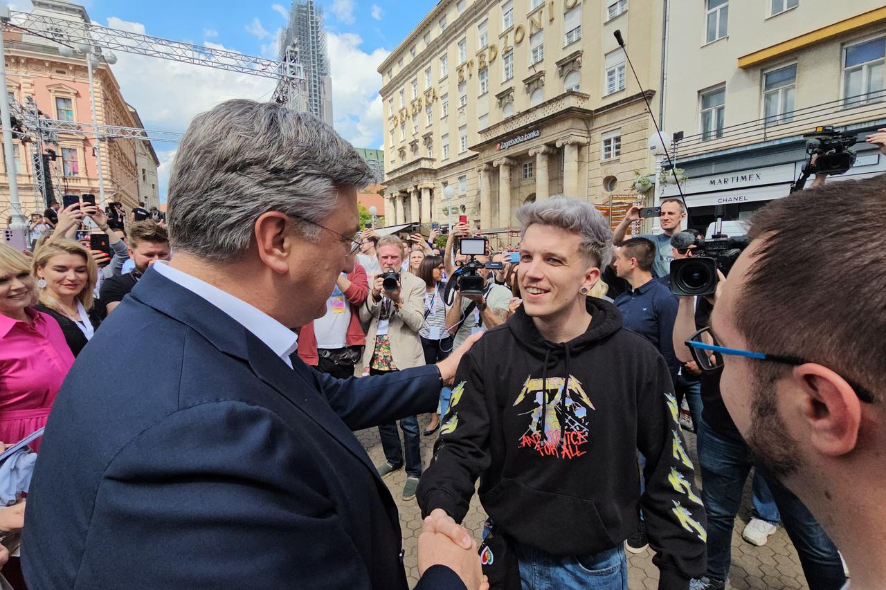 Baby Lasagna stigao na zagrebački Trg