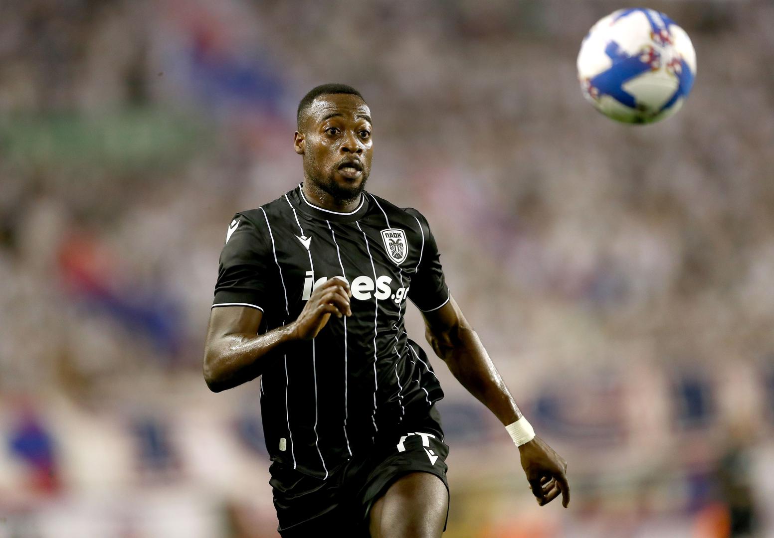 10.08.2023., stadion Poljud, Split - Prva utakmica 3. pretkola UEFA Konferencijske lige, HNK Hajduk - PAOK.  Khaled Narey Photo: Matija Habljak/PIXSELL