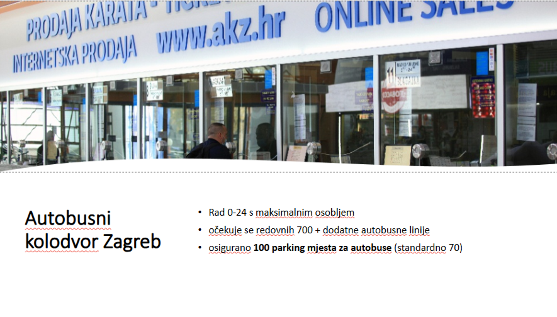 Očekuje se veliki broj autobusa, pa je osigurano 100 parking mjesta 
