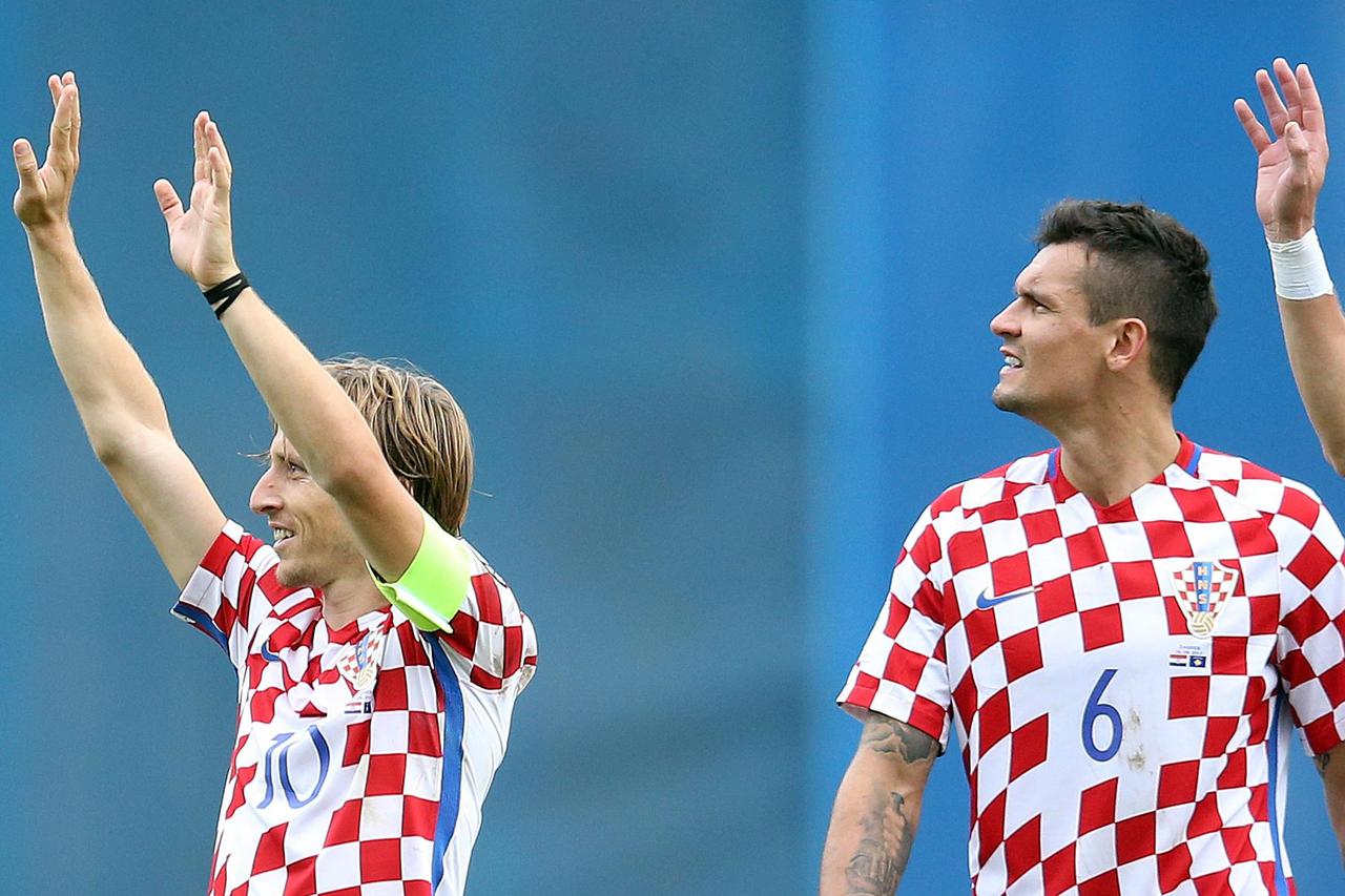 Luka Modrić i Dejan Lovren