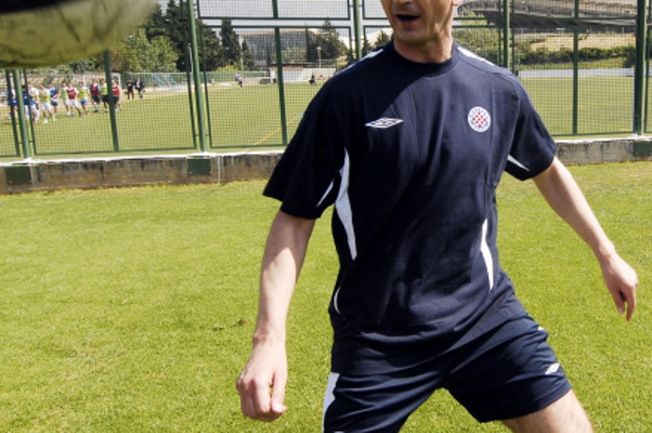 '22.05.2009.,Split - Ministar Dragan Primorac u Hajduku zajedno sa Goranom Karanom najavio humanitarni spektakl 09. lipnja. Photo: Nino Strmotic/Vecernji list'