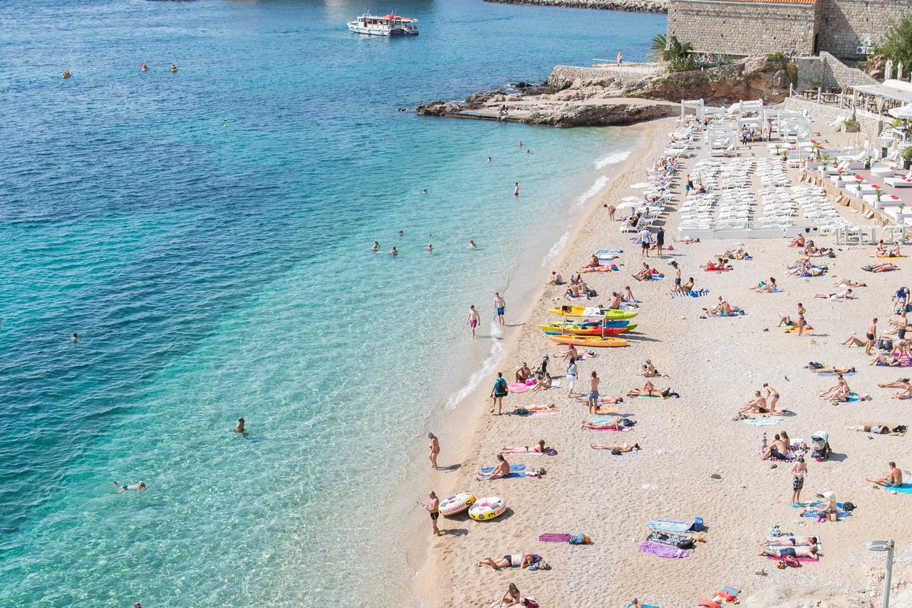 dubrovnik, turisti, kupanje