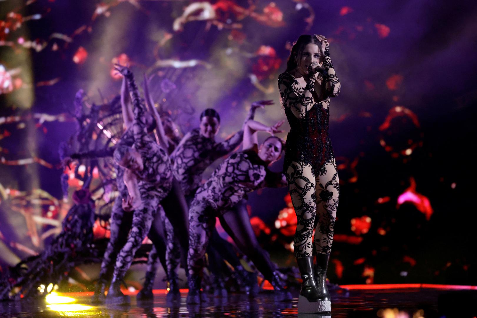 Angelina Mango representing Italy performs on stage during the rehearsal of the second semi-final of the 2024 Eurovision Song Contest, in Malmo, Sweden, May 8, 2024. REUTERS/Leonhard Foeger Photo: LEONHARD FOEGER/REUTERS